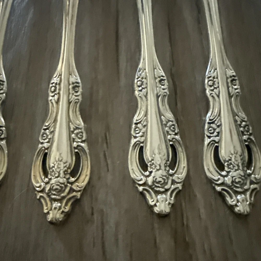 Silver Artistry Community Silverplate Set of 6 Salad Forks 1965 - Picture 3 of 5